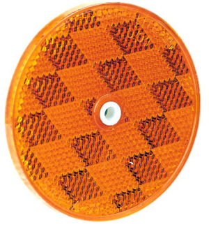 Peterson Manufacturing B479A Amber Oblong Reflector 