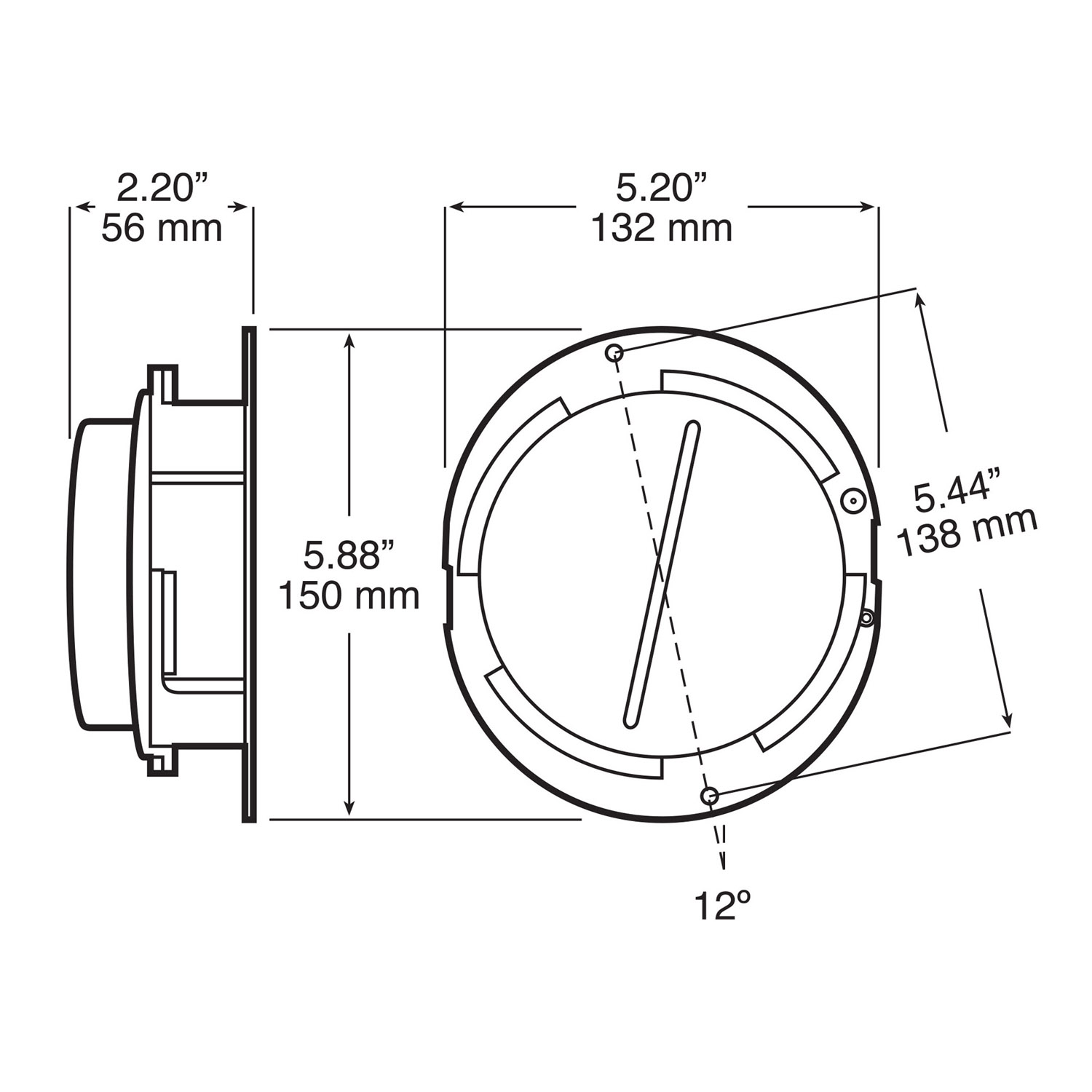 Certificate Holder, Round, bulk pack Peterson Manufacturing