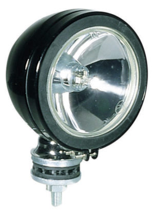 round snow plow lights