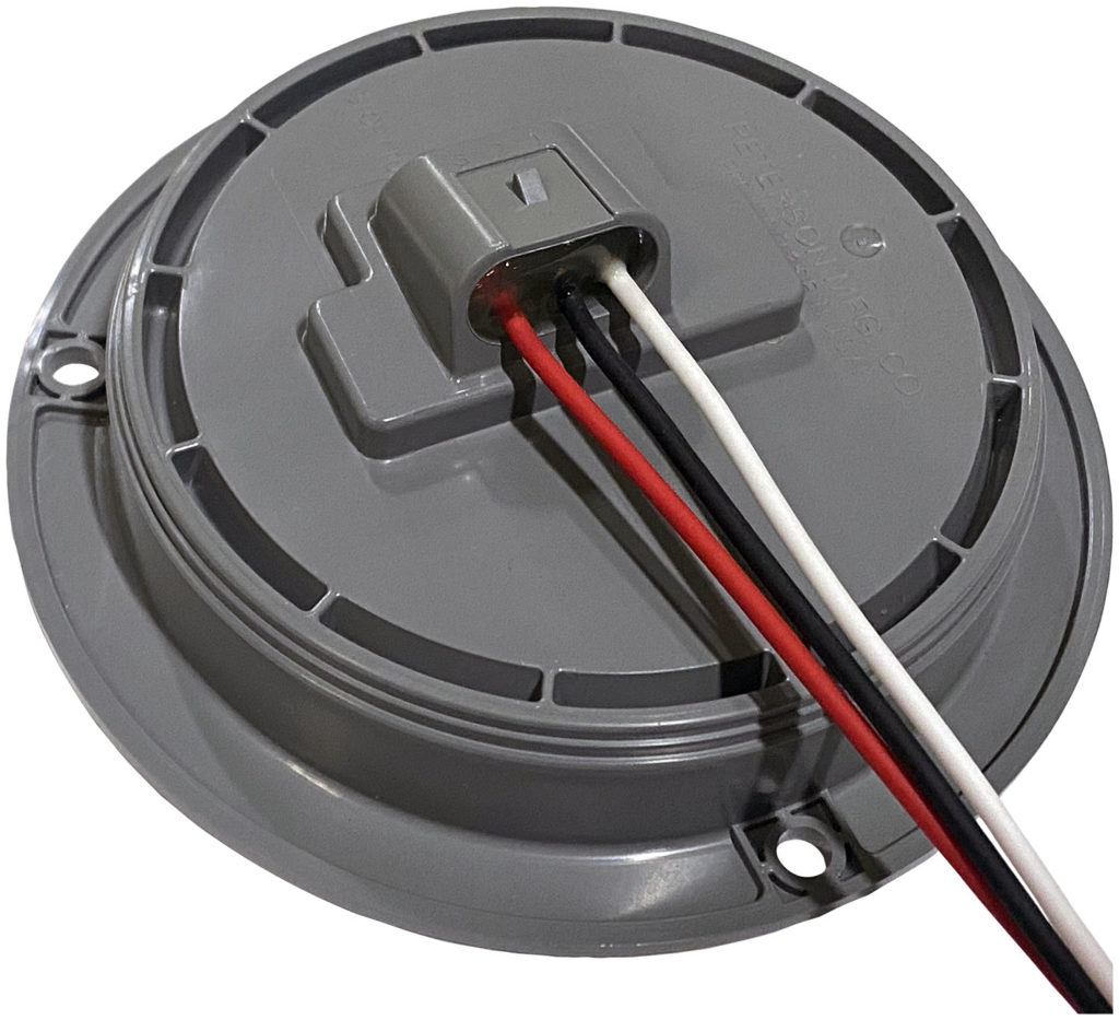 LED Stop/Turn/Tail, Round, SingleDiode, FlangeMount, hardwired, 4